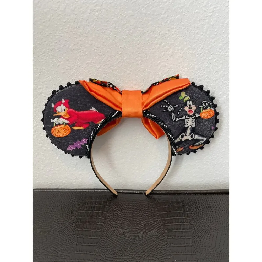 DISNEY Halloween Mickey & Minnie Mouse Ears Headband - Picture 3 of 3